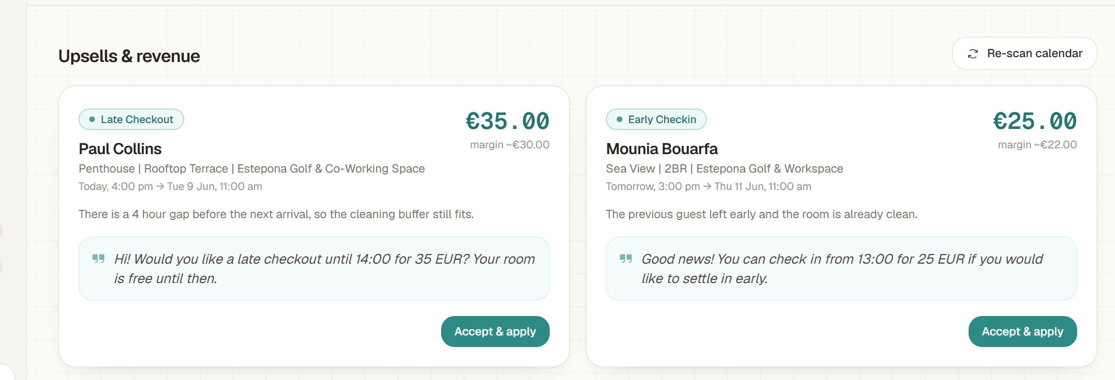 Earn more from the bookings you already have